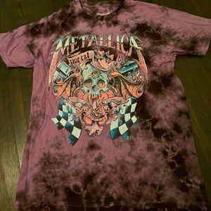 Metallica men’s size small tie dye tee